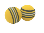 Load image into Gallery viewer, Sponge Golf Balls UK Stock Swing Practice Training Ball Rainbow Stripe Foam 10 pieces
